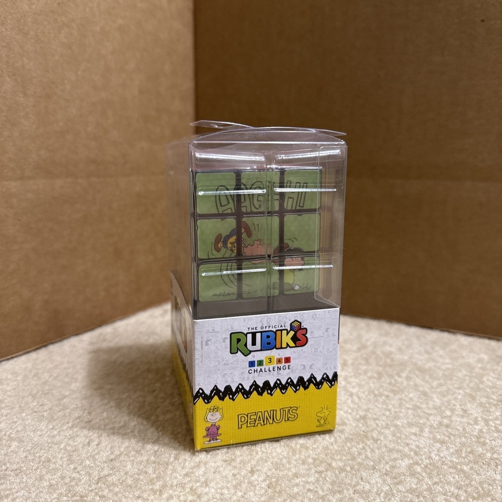 The Official Rubik's Cube PEANUTS Classic Moments Themed 3x3 Cube NEW - Picture 2 of 6